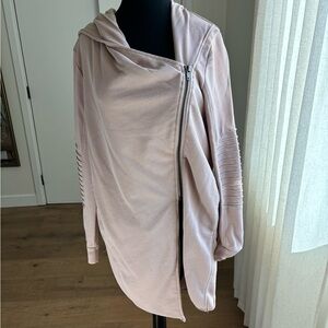 Hooded Sweatshirt Cardigan